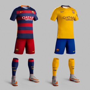 Barcelona Fodboldtrøje 2015