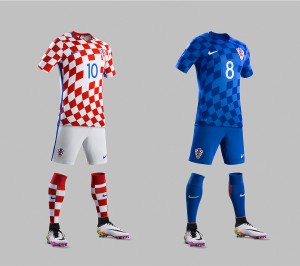 Kroatiens landsholdstrøje 2016
