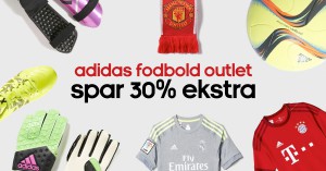 Spar 30% ekstra på Adidas Fodbold Outlet