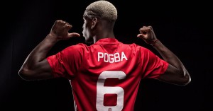 Paul Pogba Manchester United Fodboldtrøje