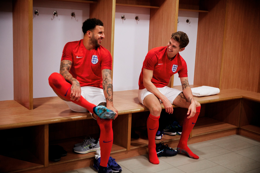Englands Røde Landsholdstrøje til VM 2018