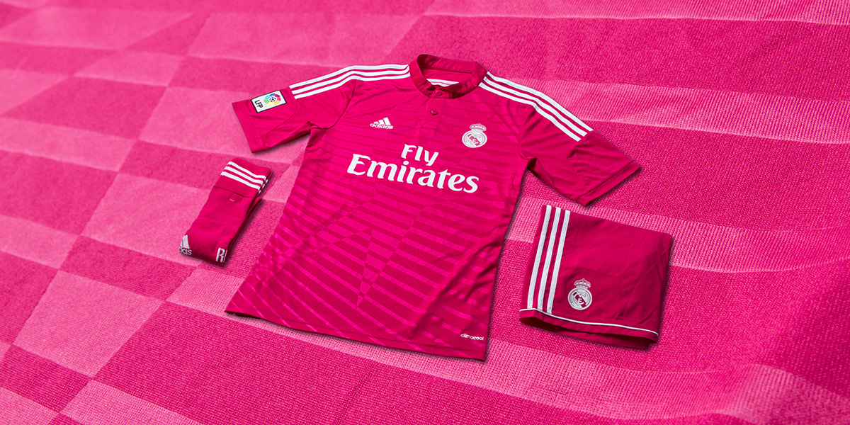 Pink Real Madrid trøje