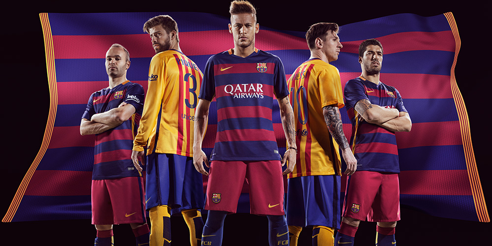 Barcelona Fodboldtrøje 2015
