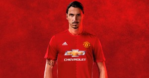 Zlatan Ibrahimovic Manchester United Fodboldtrøje