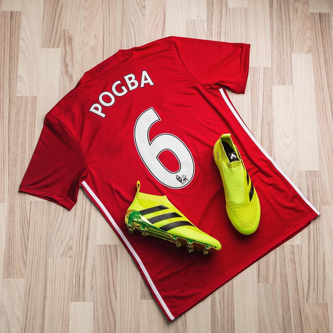 Paul Pogba Manchester United Fodboldtrøje