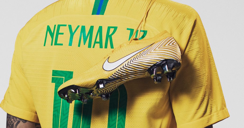Neymars Gule Nike Mercurial Vapor Fodboldstøvler