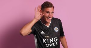 Grå Leicester City FC Udebanetrøje 2019