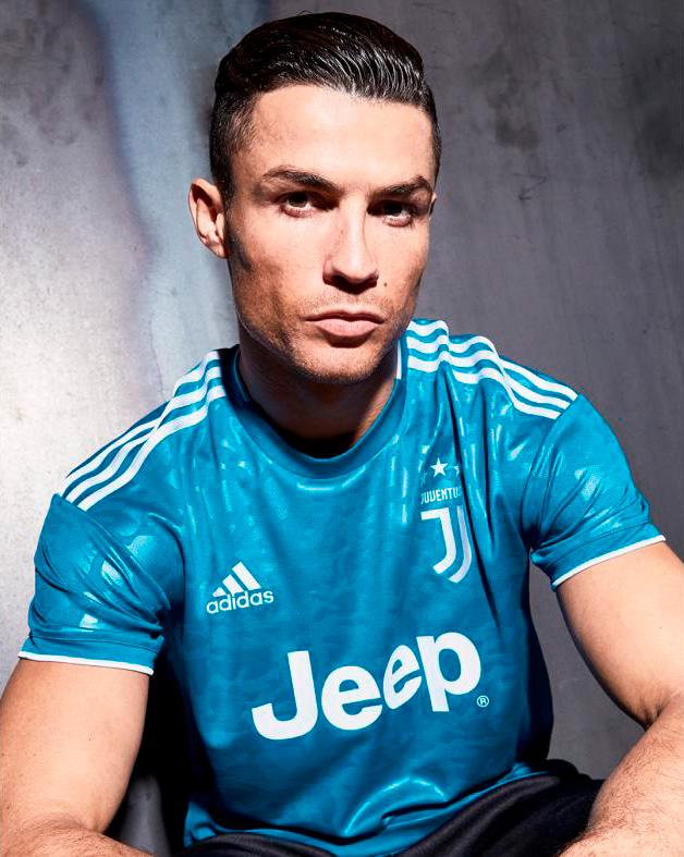 Blå Juventus FC 3. Trøje 2019 Cristiano Ronaldo