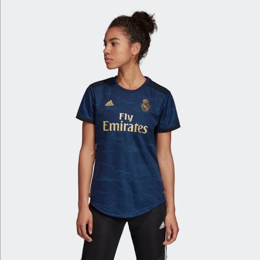 Blå Real Madrid Udebanetrøje til Kvinder