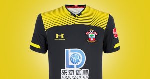 Sort/Gul Southampton FC Udebanetrøje 2019