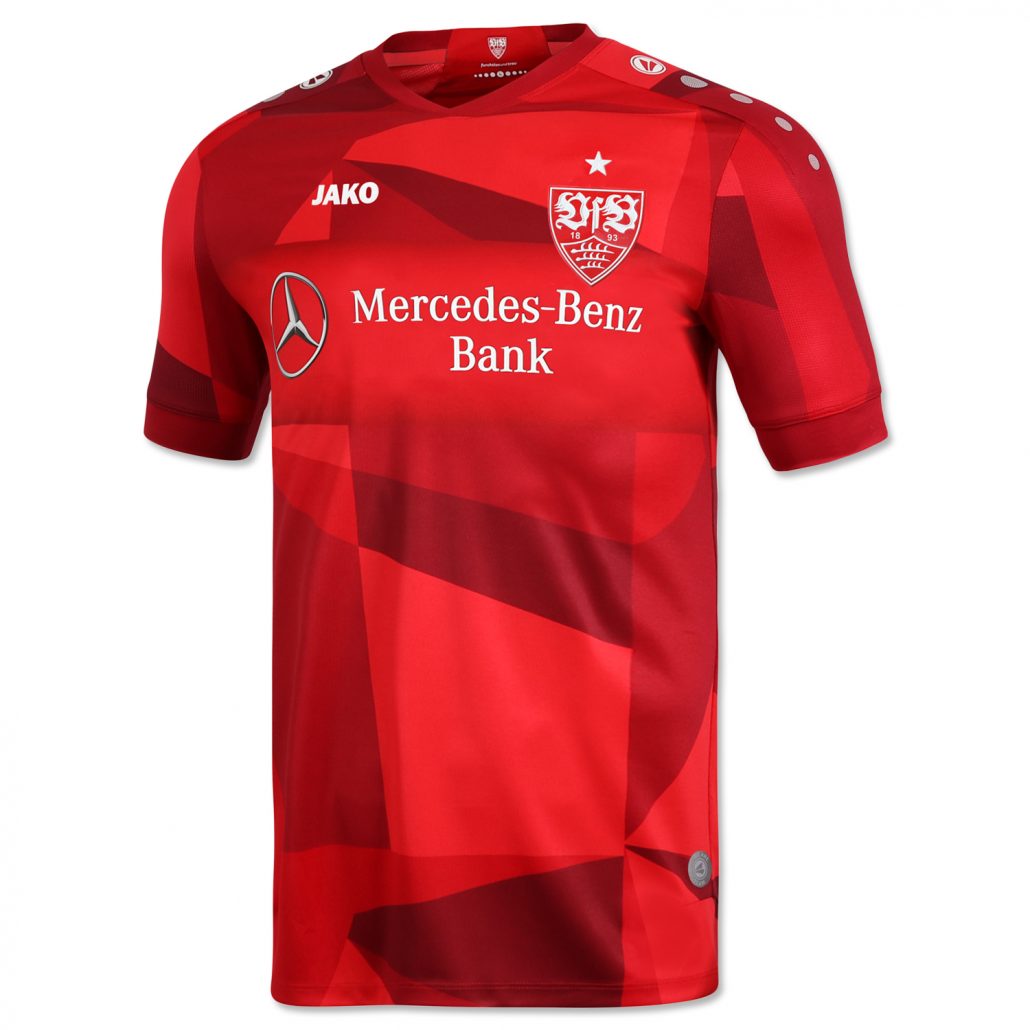 Rød VfB Stuttgart Udebanetrøje 2019