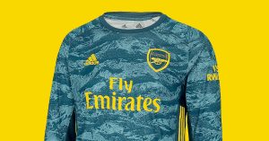 Blå Arsenal FC Målmandstrøje Hjemmebane 2019