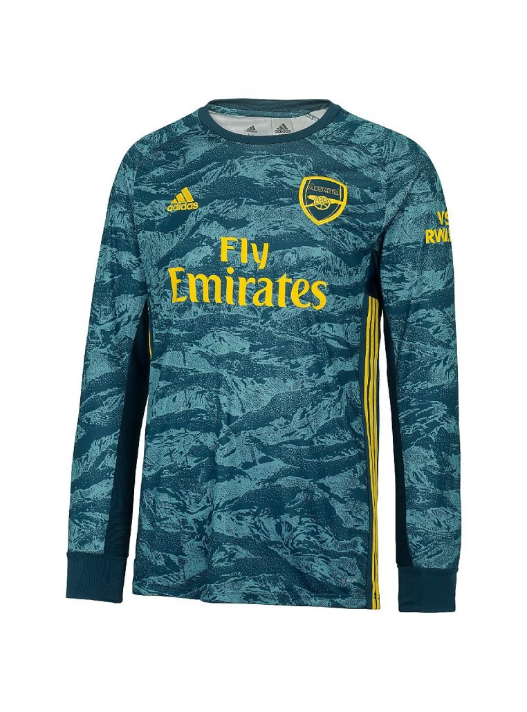 Blå Arsenal FC Målmandstrøje Hjemmebane 2019