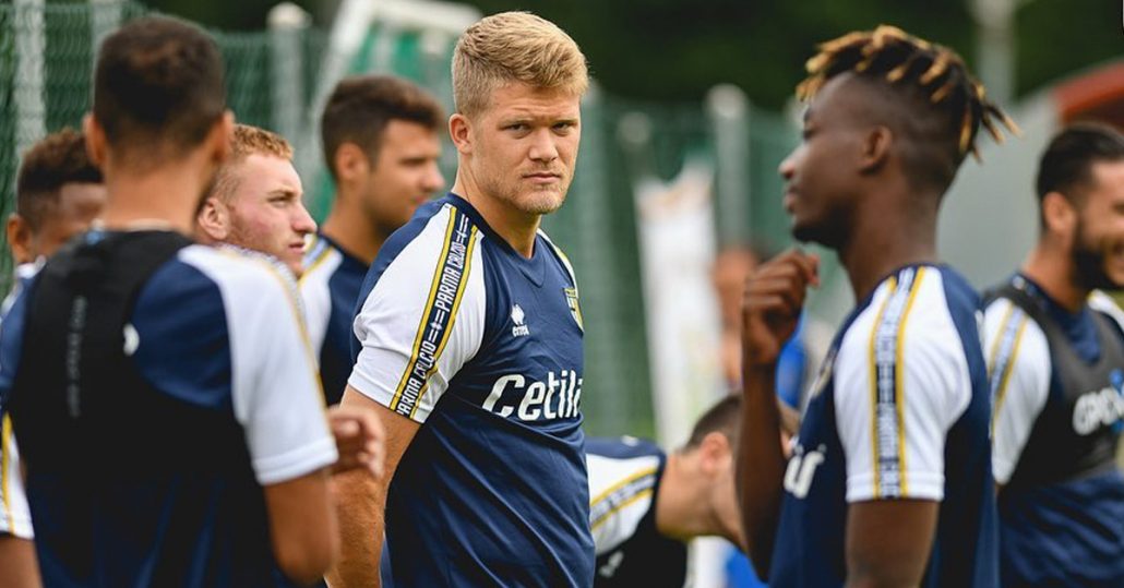 Andreas Cornelius Parma Calcio Hjemmebanetrøje 2019