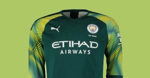 Grøn Manchester City Målmandstrøje 2019