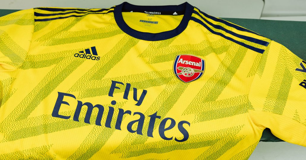 Gul Arsenal FC Udebanetrøje 2019