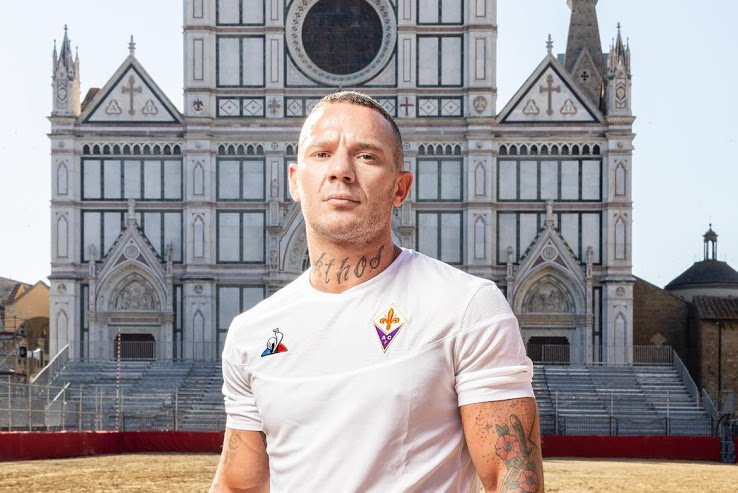 Hvid Fiorentina Udebanetrøje 2019