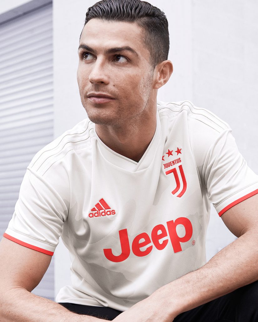 Cristiano Ronaldo Hvid Juventus FC Udebanetrøje 2019