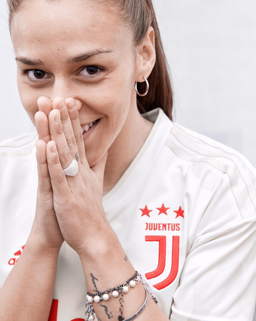 Hvid Juventus FC Udebanetrøje 2019 til kvinder