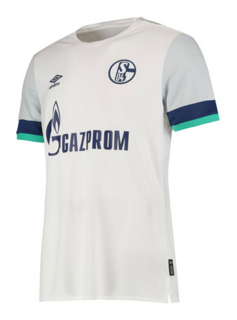 Hvid Schalke 04 Udebanetrøje 2019