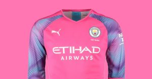 Pink Manchester City Målmandstrøje 2019