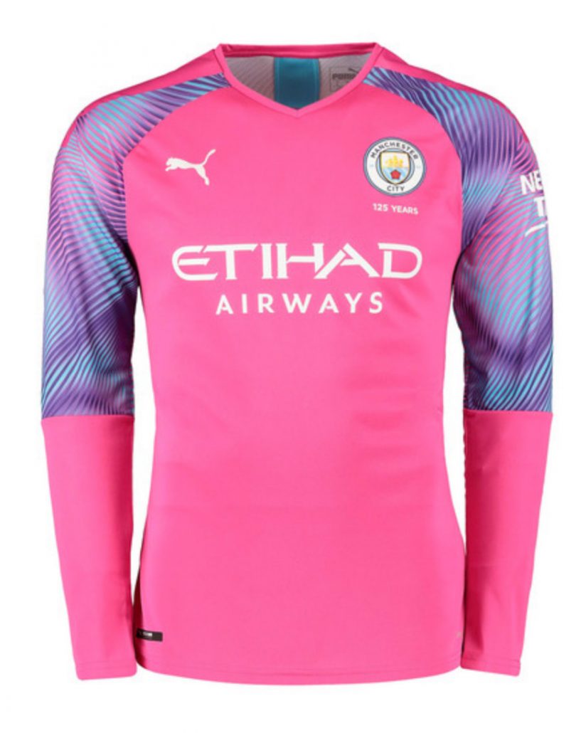 Pink Manchester City Målmandstrøje 2019