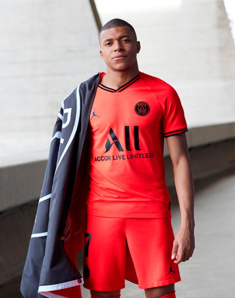 Rød Paris Saint-Germain Udebanetrøje 2019