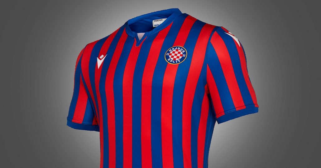 Hvid Hajduk Split Udebanetrøje 2019