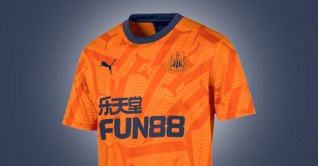 Orange Newcastle United 3. Trøje 2019