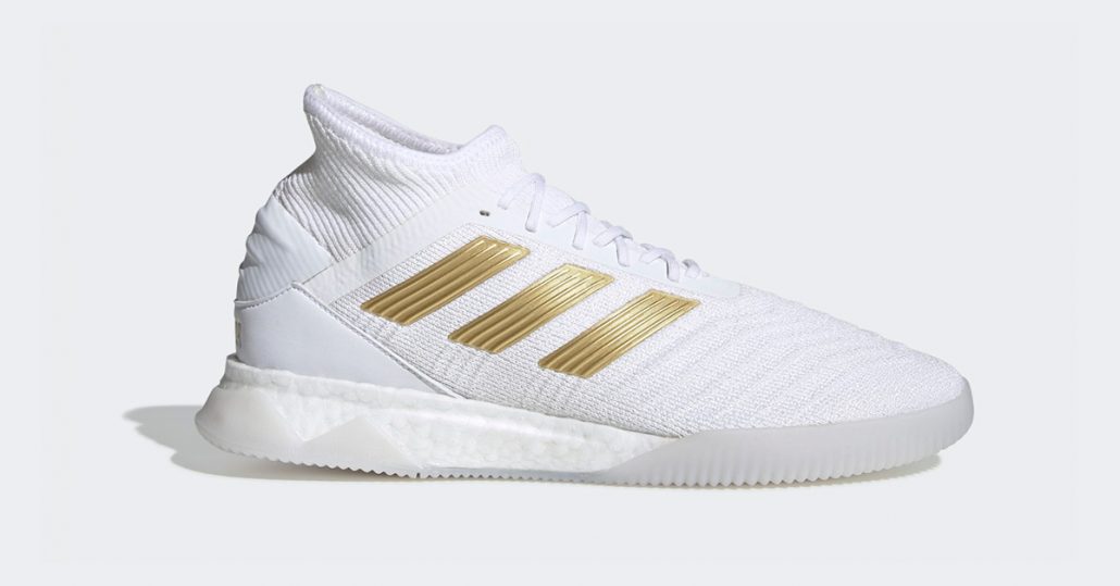 Hvide Adidas Predator 19.1 Indendørs Fodboldsko