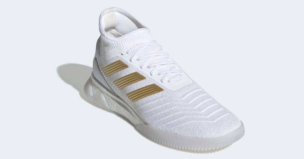 Hvide Adidas Predator 19.1 Indendørs Fodboldsko