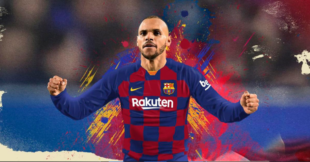 Martin Braithwaite FC Barcelona Fodboldtrøje