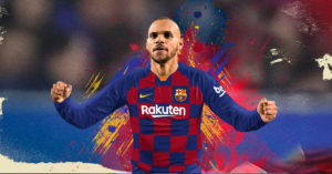 Martin Braithwaite FC Barcelona Fodboldtrøje