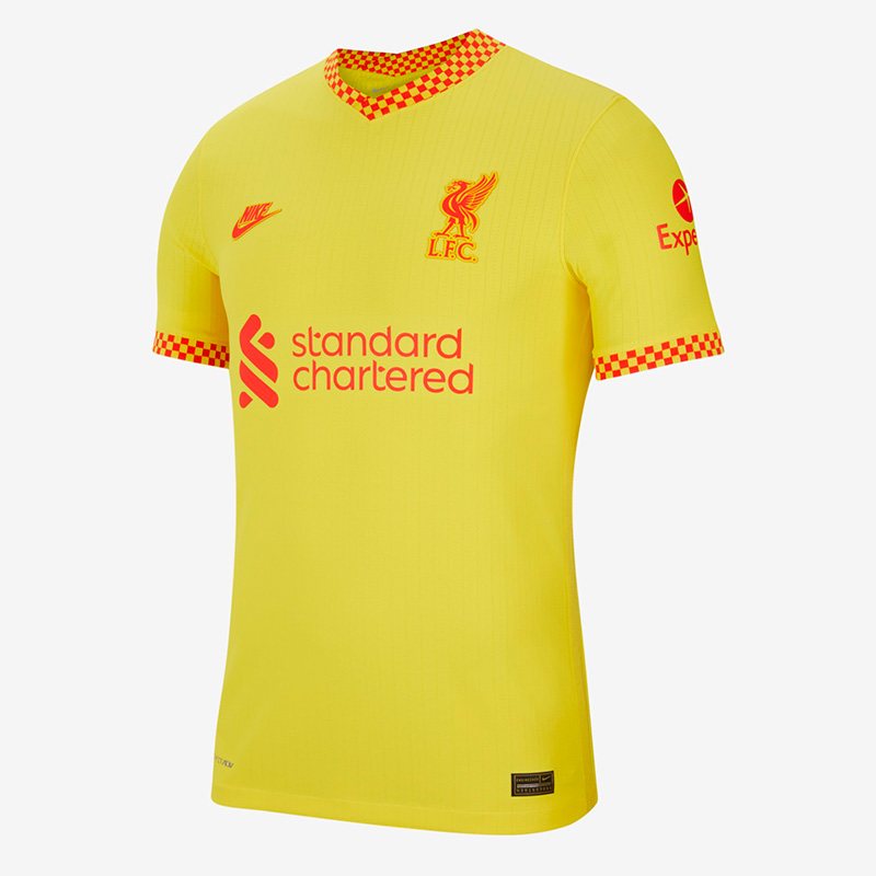 Gul Liverpool FC 3. Trøje 2021
