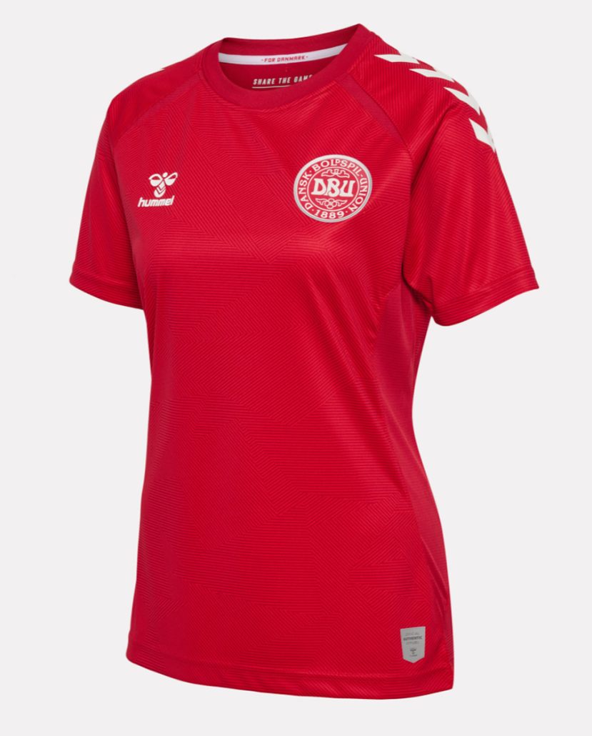 Danmark Hjemmebanetrøje til Kvinder 2022