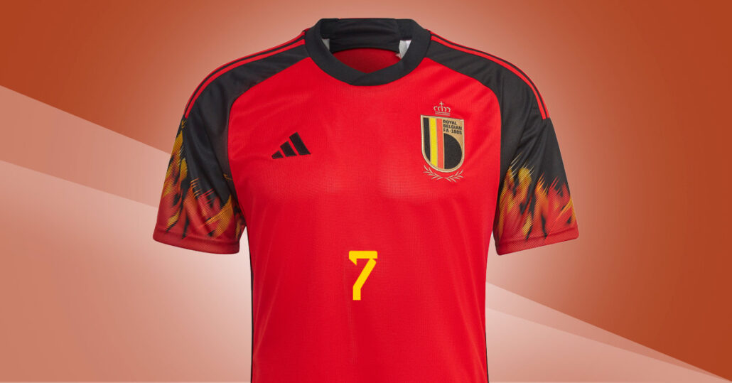 Belgien Hjemmebanetrøje til VM Qatar 2022