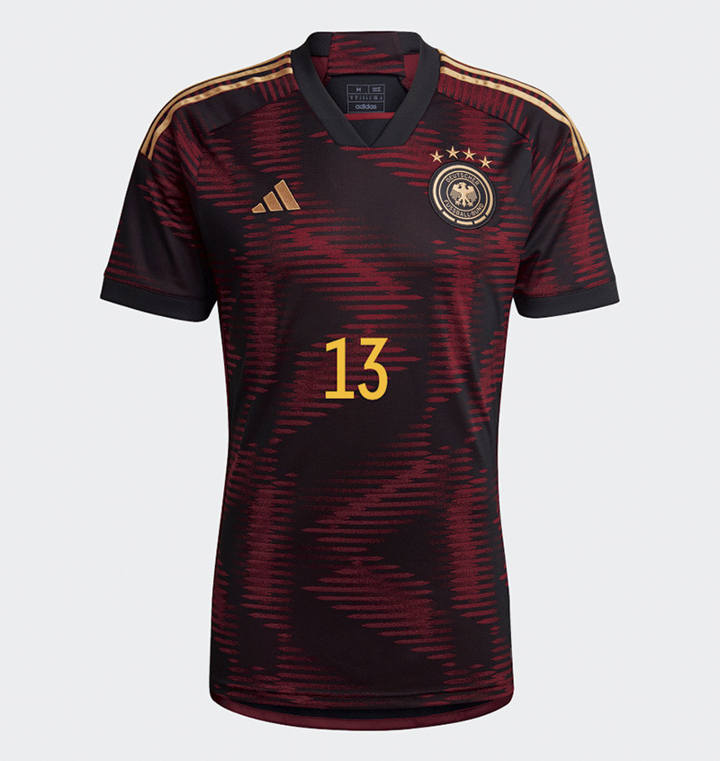 Tyskland Udebanetrøje til VM Qatar 2022