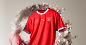 Rød Schweiz Hjemmebanetrøje EURO 2024