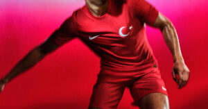 Rød Tyrkiet Udebanetrøje EURO 2024