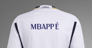 Kylian Mbappé Real Madrid Fodboldtrøje