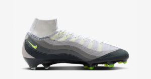 Detalje af Gripknit-overdelen på Mercurial Superfly Elite Air Max 95​